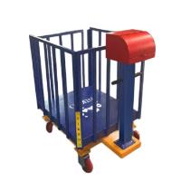 باسکول دامکش ۷۵۰ کیلوگرم نیکو (قفس‌دار و چرخ‌دار) 